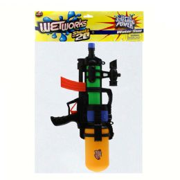 6 pieces 26' Pump Water Gun In Pp Bag (solid Black) - Water Guns