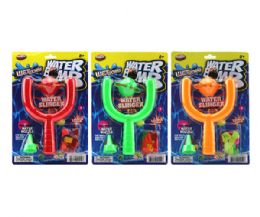 144 pieces Hand Catapult W/ 15 Balloons & Water Filler On Car - Water Balloons