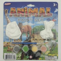 48 pieces 6 Asstd Animal Paint Set On Card - Art Paints