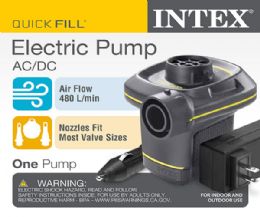 6 pieces Intex 120 Volt/ 12 Volt QuicK-Fill Ac/dc Electric Pump - Pumps