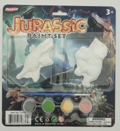 48 pieces 6 Asstd Dinosaur Paint Set On Card - Art Paints