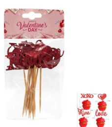 600 pieces Vaentines Cup Cake Deco 12pc Set - Valentine Decorations