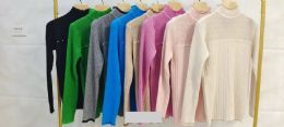 24 Pieces Women's Knitted Cashmere Soft Pearl S/M - Womens Sweaters & Cardigan