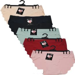 300 Pieces 300 Women's Brief Seamless Nylon Mix Colors And Size - Womens Panties & Underwear