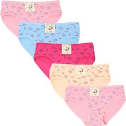 300 Pieces Women's Brief Packaging Cotton Blend Mix Colors And Size 300pc - Womens Panties & Underwear