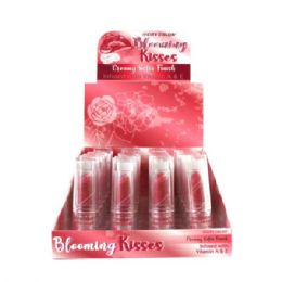 48 pieces Blooming Kisses Hibiscus Lipstick In Countertop Display - Lip Stick