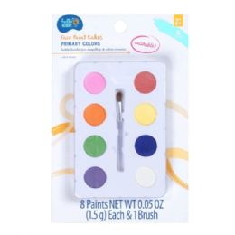 24 pieces Hello Hobby 8 Color Face & Body Paint With Brush - Paint, Brushes & Finger Paint