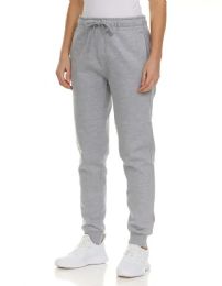 144 Wholesale Womens Fleece Lined 3 Pocket Jogger Heather Size Large