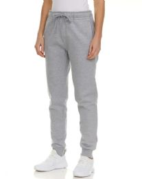 144 Wholesale Womens Fleece Lined 3 Pocket Jogger Heather Size 2X-Large