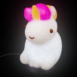 12 pieces 7.5 Inch Kawaii Sitting Unicorn Sparkle Lamp - Lamps and Lanterns
