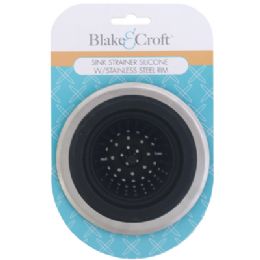 18 Wholesale Sink Strainer Silicone W/stainless Steel Rim B&c Tcd