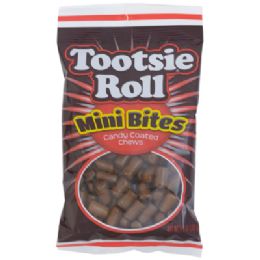 8 pieces Tootsie Roll Mini Bites Peg Bag 7.3 oz - Food & Beverage