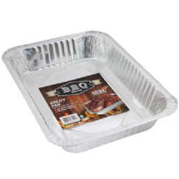 50 pieces Aluminum Roaster Large Heavy Duty 17 X 12 X 2.75 In Pdq - Aluminum Pans