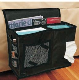 24 pieces 7 Pocket Bedside Caddy Organizer Multi Pocket Phone Remote Magazine Tissue Box Storage Holder - Organizer