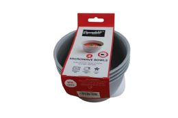 36 pieces Set Of 4 Microwave Bowls Heat And Eat 26 Oz Dishwasher Safe BpA-Free Plastic For Serving Soup Pasta Noodles Oatmeal Cereal - Microwave Items