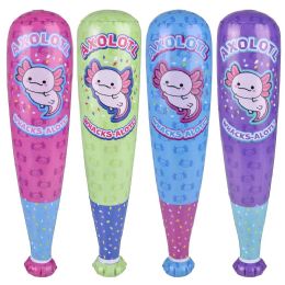 288 pieces 20 inch Axolotl Mini Baseball Bat Inflate - Inflatables