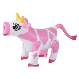 144 pieces 16 inch  Strawberry Cow Inflate - Inflatables