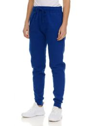 3 Pieces Womens Fleece Lined Jogger With Pocket In Royal Blue Size Large - Womens Sweatpants For Donation