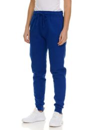 3 Pieces Womens Fleece Lined Jogger With Pocket In Royal Blue Size Xlarge - Womens Sweatpants For Donation