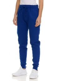 3 Pieces Womens Fleece Lined Jogger With Pocket In Royal Blue Size 3xlarge - Womens Sweatpants For Donation