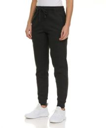 Womens Fleece Lined Jogger With Pocket In Charcoal Gray Size Large