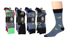 60 Pairs Mens Assorted Pattern Dress Socks Size 10-13 - Mens Dress Sock