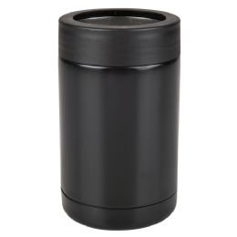 48 pieces XxX- Double Wall Stainless Steel Can Cooler 5 inch Black  48/0 - Cooler & Lunch Bags