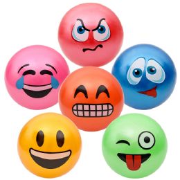 72 pieces 12 inch Silly Face Vinyl Balls (6 Asst.) 6/21 - Balls
