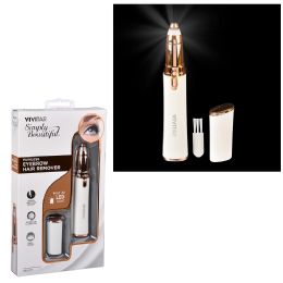6 pieces Vivitar Precision Eyebrow Hair Remover W/led - Shaving Razors