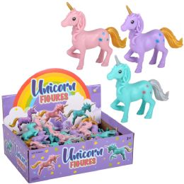 720 pieces Unicorn Figures (3 Asst.) 3 inch 5dz/disp - Action Figures & Robots