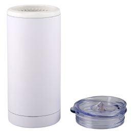 24 pieces XxX- Slim Can Cooler - Matte White  24/0 - Cooler & Lunch Bags