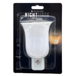 18 pieces Tech Solutions Automatic Led Tulip Night Light With Sensor - Night Lights
