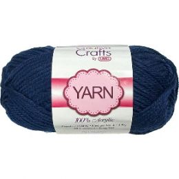 100 of Yarn Acrylic Navy Blue 2oz #4 md
