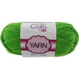 100 of Yarn Acrylic Green 2oz #4 md