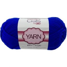 100 of Yarn Acrylic Royal Blue 2oz #4 md