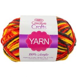100 of Yarn Acrylic Multicolor Magma 2oz #4 md