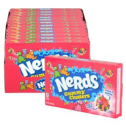 12 Wholesale Nerds Cluster Theater Box Candy
