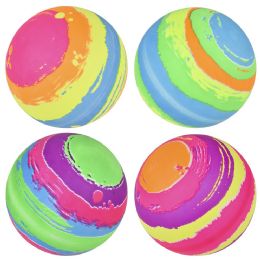 200 pieces 6 inch Neon Paint Brush Stripes Vinyl Ball - Balls