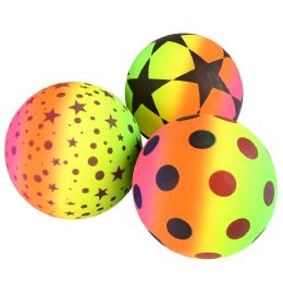 100 pieces 6 inch Rainbow Ball Vinyl Mix 100ct - Balls