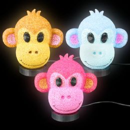 12 pieces 8 inch Sparkle Monkey Lamp - Lamps and Lanterns