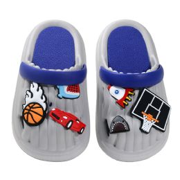 Wholesale Footwear Toddler Boy's Charm Clog Gray
