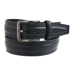 12 pieces Men's Belts Black - Mens Belts