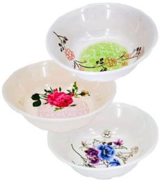 24 of Melamine Bowl 7in 200g Ast Design