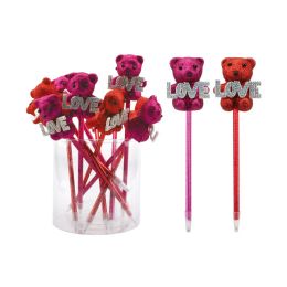 24 Pieces Valentine's Day Pen W/ Bear - Valentine Decorations