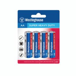 144 pieces Aa Westinghouse 4pk Heavy Duty Batteries - Batteries