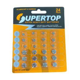 96 pieces 24 Button Cell Battery (ag1/ag3/ag4/ag10/ag12/ag13) - Batteries