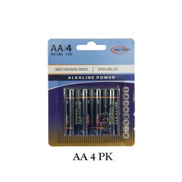 48 pieces 4 Pk Aa Alkaline Battery - Batteries