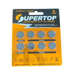72 pieces  8 Pcs Super Cell 3v Lithium Battery - Batteries