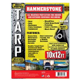 6 pieces Tarp 10 X 12 Ft Silver Heavy Duty 160 Gsm - Tarps