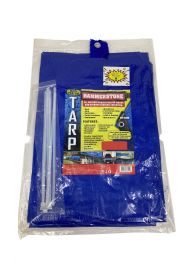 10 pieces Tarp 10 X 20 Ft Blue 80 Gsm - Tarps